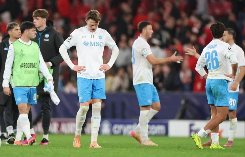 Benfica-Napoli 2-0 pagelle