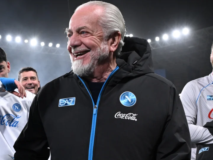 Il presidente del Napoli, Aurelio De Laurentiis