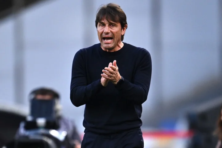L'allenatore del Napoli Antonio Conte