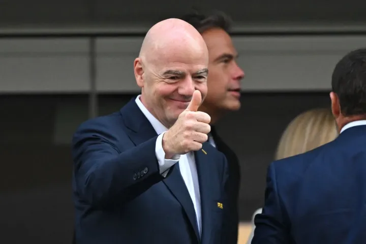 Il presidente della Fifa Gianni Infantino