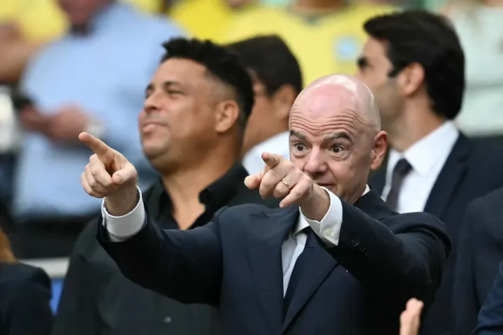 Il presidente della Fifa Gianni Infantino