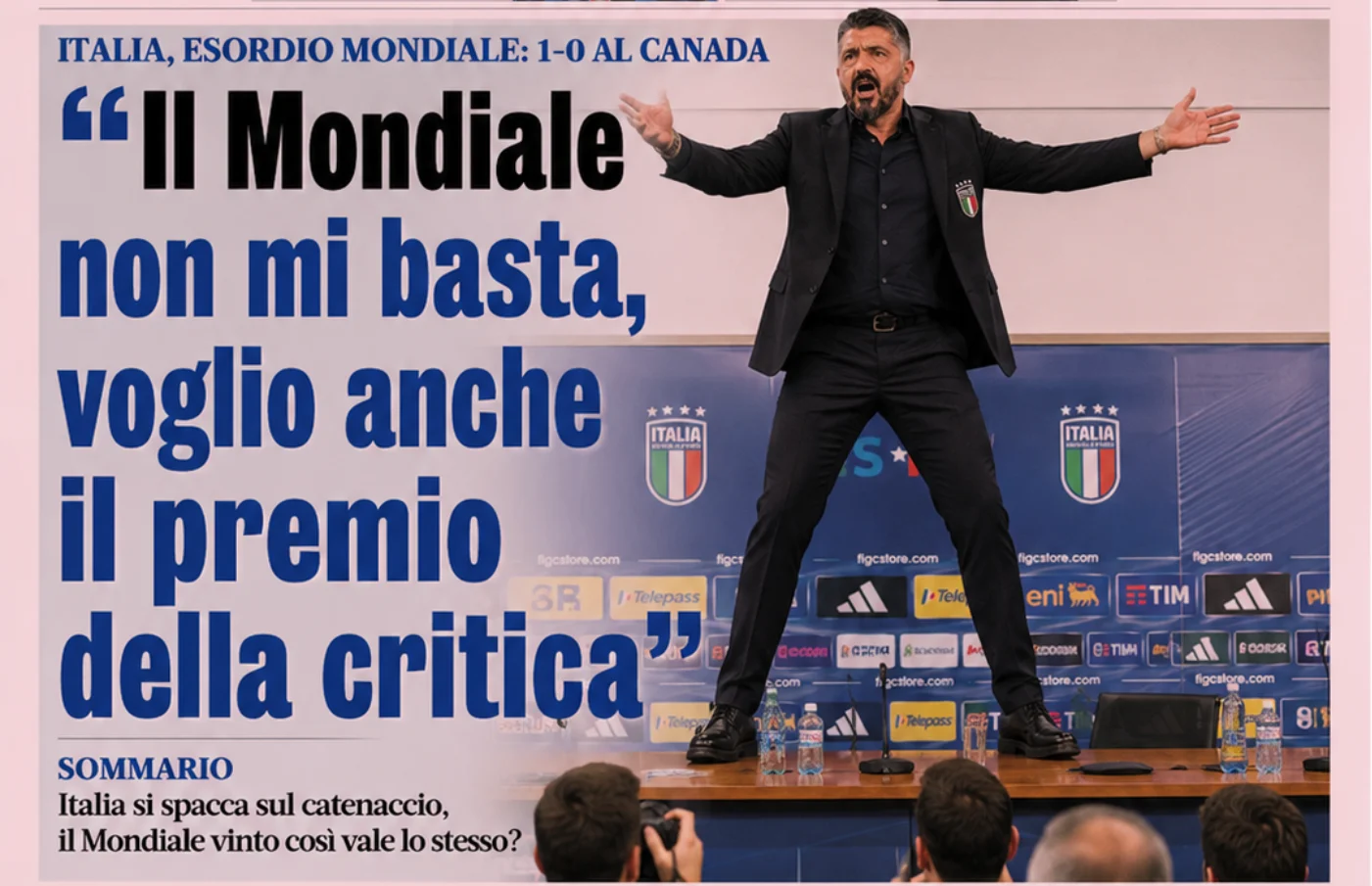 gattuso attacca i giornalisti il mio non 232 catenaccio 232 ritirata strategica verso l8217intimit224 dell8217area piccola da Ilnapolista.it gattuso attacca i giornalisti il mio non 232 catenaccio 232 ritirata strategica verso l8217intimit224 dell8217area piccola