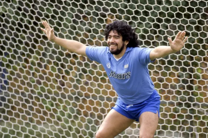 Maradona quand'era al Napoli