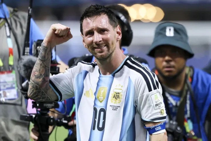 Leo Messi calciatore dell?Argentina