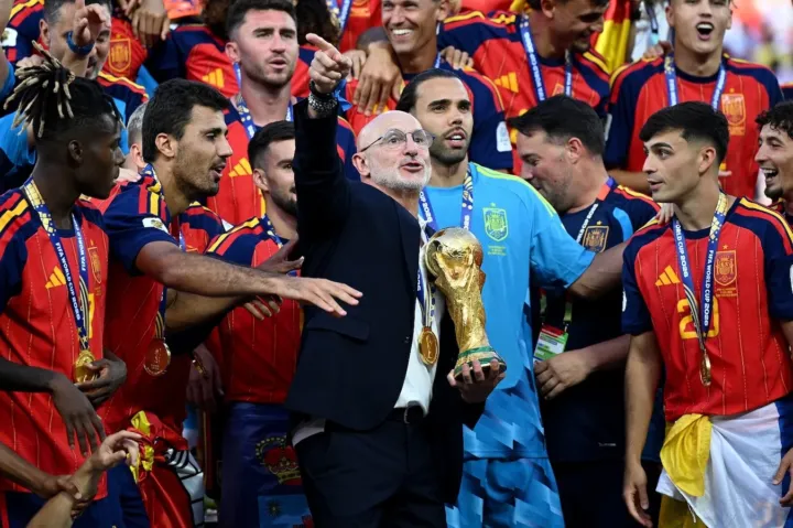 De La Fuente e la Spagna campione del mondo