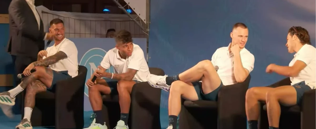Vergara: “Allegri? È simpatico”. Politano sugli infortuni: “Un po’ di sfiga, speriamo che cambi aria”