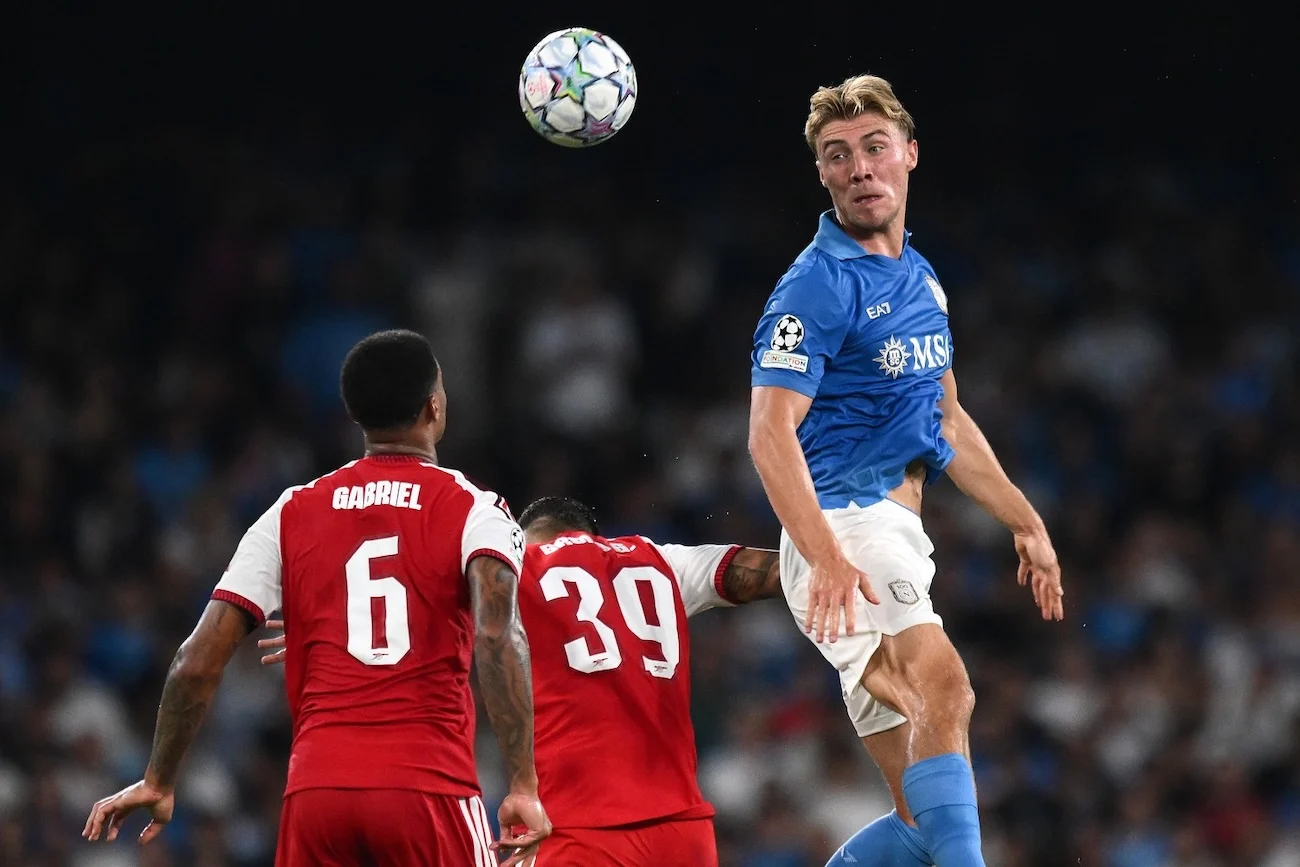 Napoli-Arsenal Hojlund
