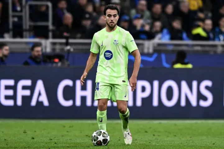 eric garcia in champions con il barcellona
