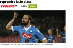 All’estero, la doppietta di Higuain all’Atalanta subito dopo il trionfo del Leicester item-thumbnail
