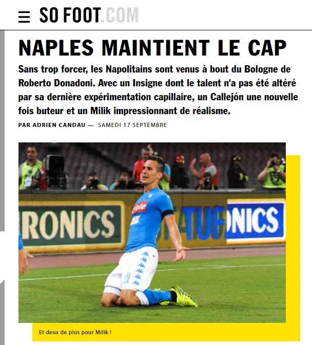 I giornali esteri applaudono Callejon e Milik, «capocannoniere» e «impressionante» I giornali esteri applaudono Callejon e Milik, «capocannoniere» e «impressionante»