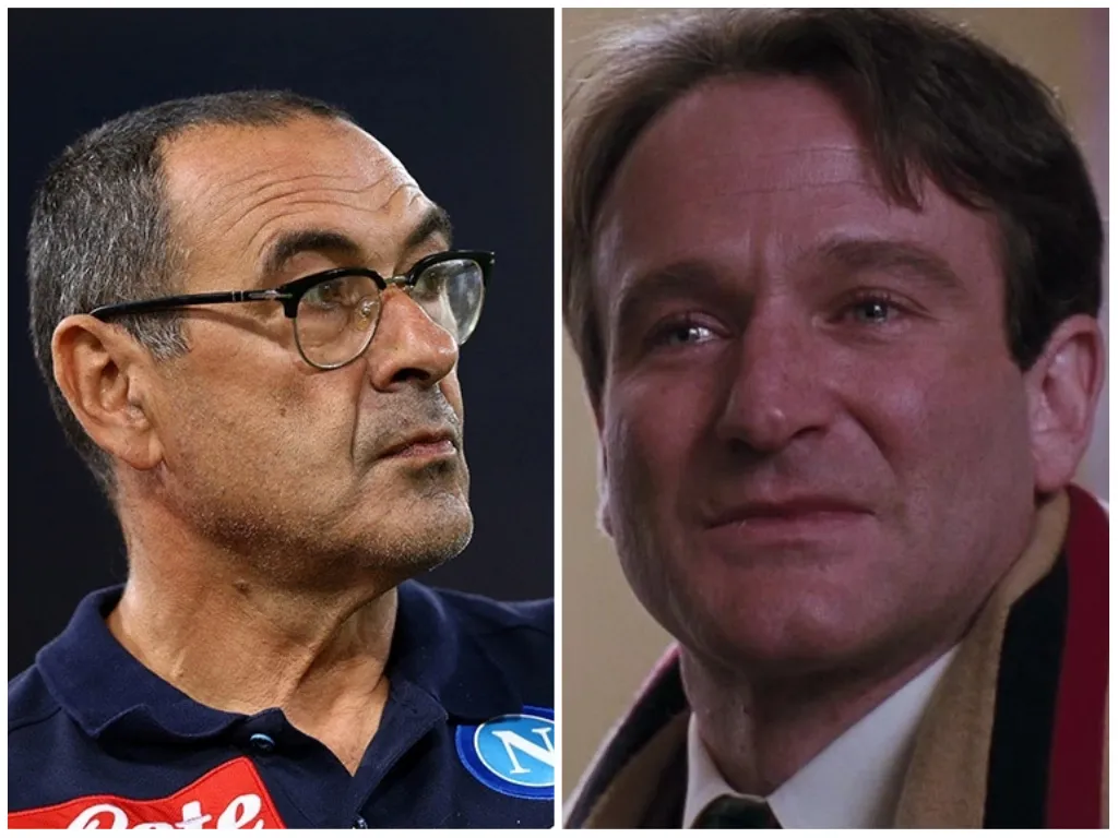 Caressa elogia Sarri e lo paragona al professore de <i>L’attimo fuggente</i> Caressa elogia Sarri e lo paragona al professore de <i>L’attimo fuggente</i>