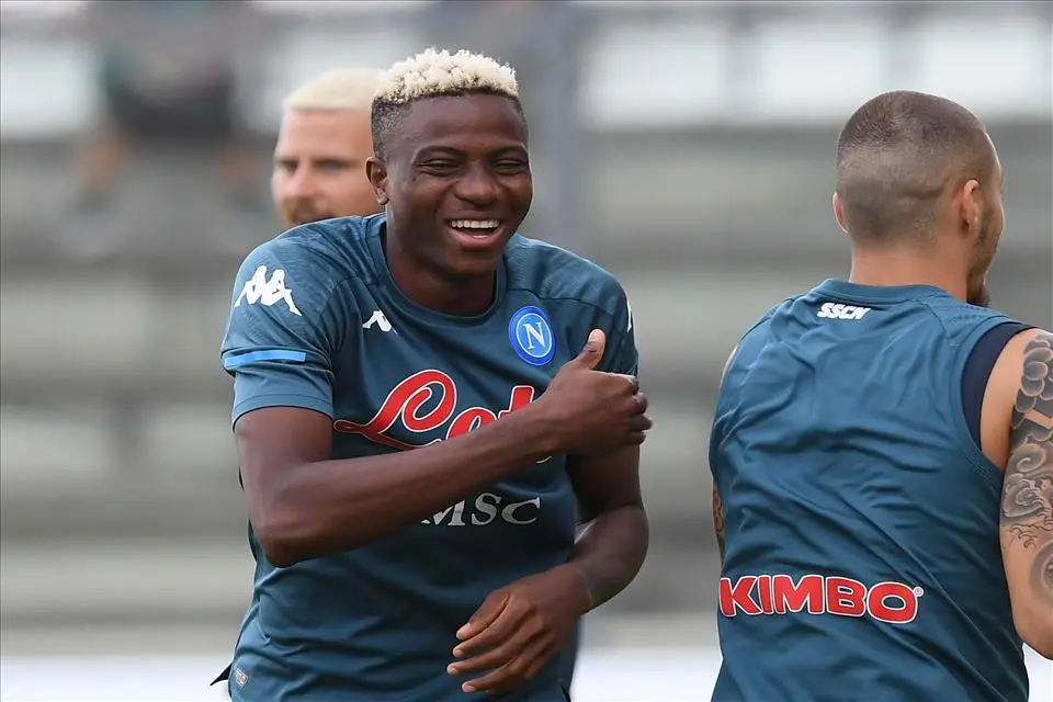 Osimhen è il più veloce della Serie A: sprinta a 34 chilometri orari Osimhen è il più veloce della Serie A: sprinta a 34 chilometri orari
