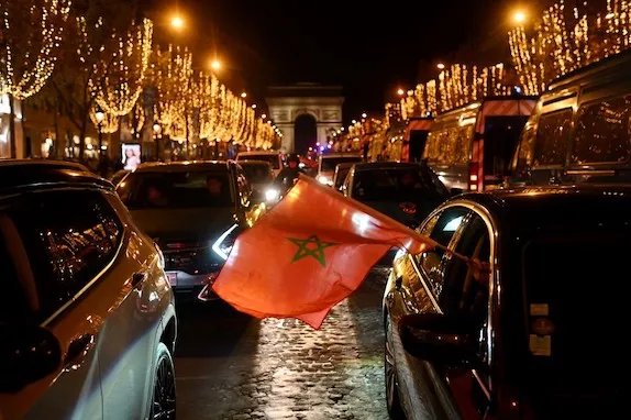 Francia-Marocco, un morto a Montpellier, arresti in tutta la Francia (101 solo a Parigi) Francia-Marocco, un morto a Montpellier, arresti in tutta la Francia (101 solo a Parigi)