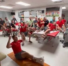 Slavia Praga, i giocatori esultano alla notizia della Roma avversaria in Europa League (VIDEO) Slavia Praga, i giocatori esultano alla notizia della Roma avversaria in Europa League (VIDEO)