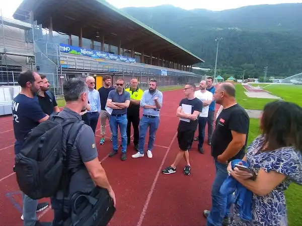 Dimaro, sopralluogo dello staff di Conte per chiarire le esigenze tecniche del Napoli Dimaro, sopralluogo dello staff di Conte per chiarire le esigenze tecniche del Napoli